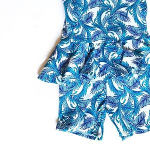 Dotdotsmile palm leaf romper size 8/10